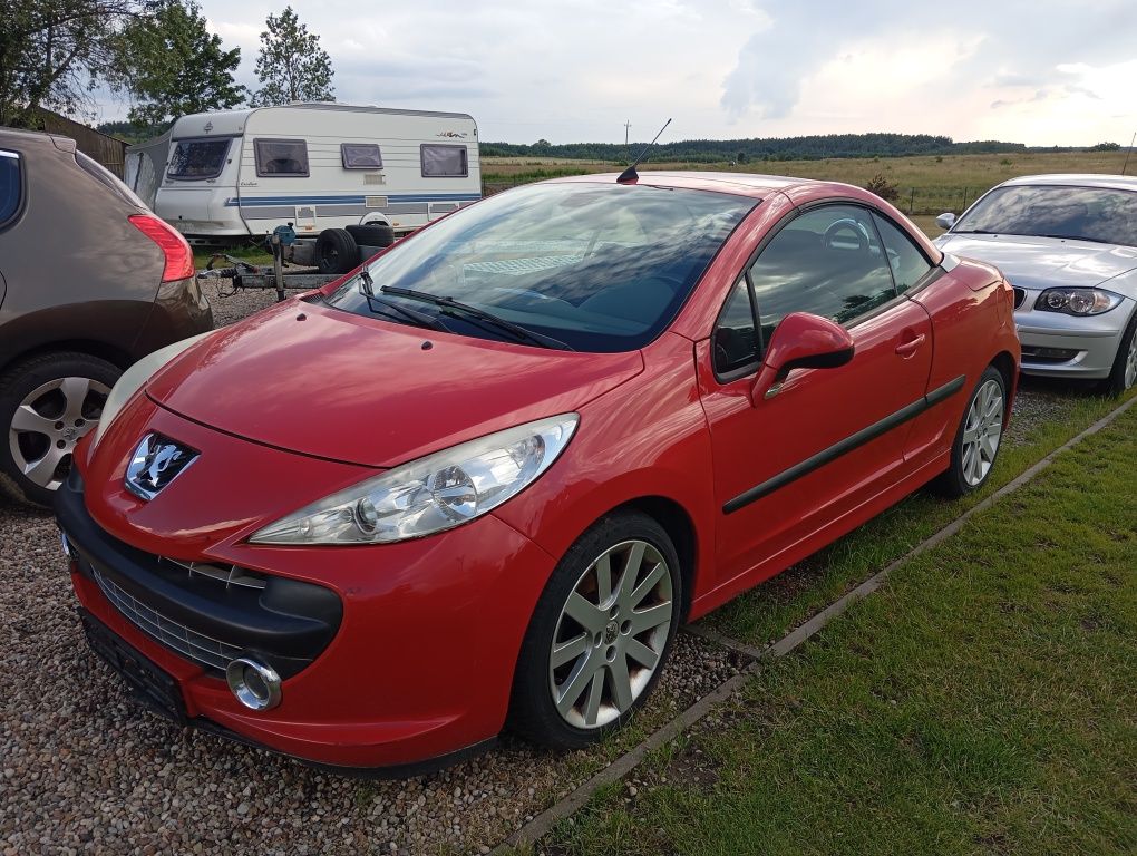 USZKODZONY Peugeot 207 CC  1.6.THP