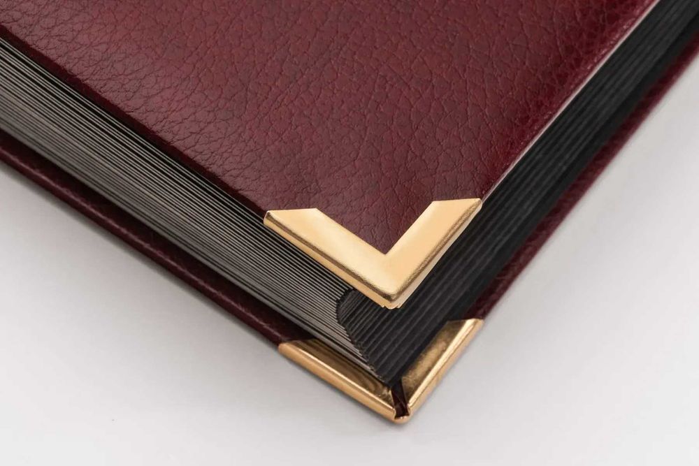 Album na znaczki - Prinz Royal 32 strony (16 kart) - skórzana okładka