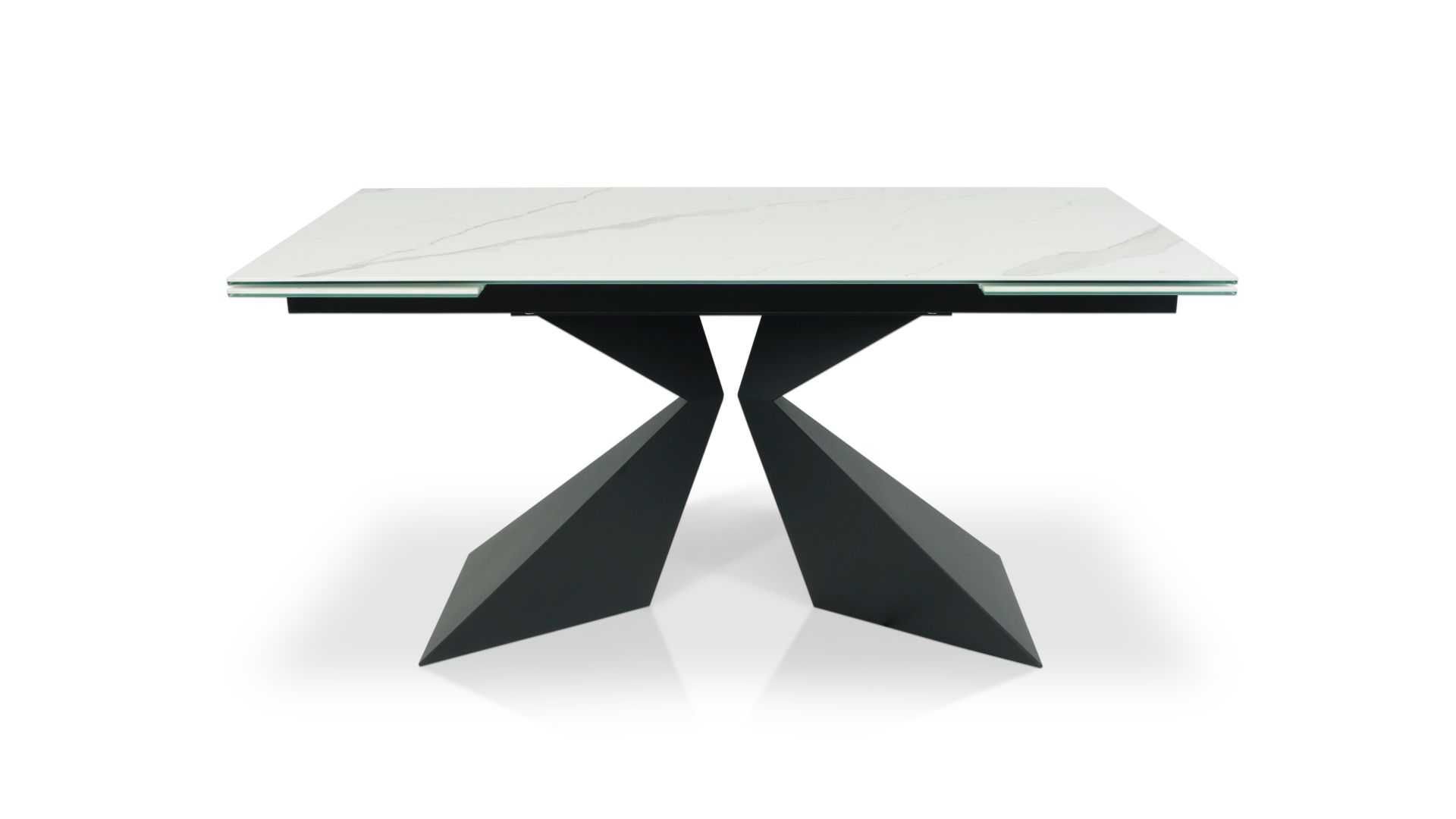 Stół ze spieku kwarcowego rozsuwany 160-240x100cm OSUNA
