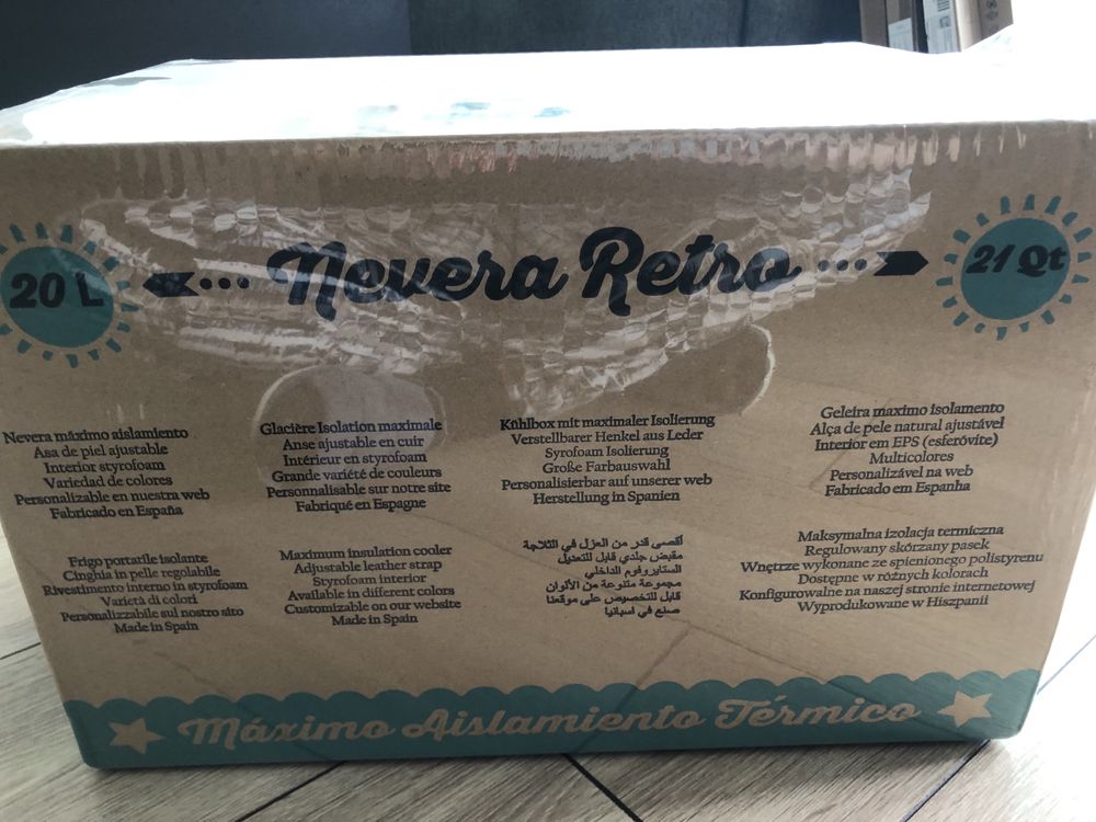 Lodówka piknikowa plażowa turystyczna pojemnik chłodzący Polarbox