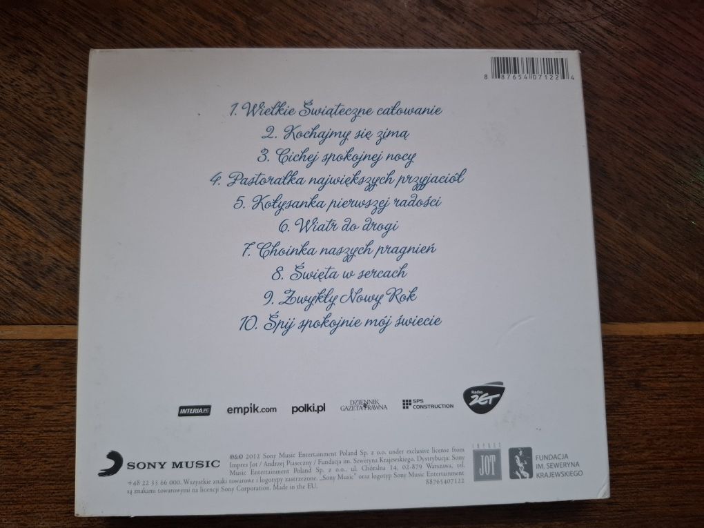 CD Andrzej Piaseczny,Seweryn Krajewski- Zimowe piosenki 2012 Sony