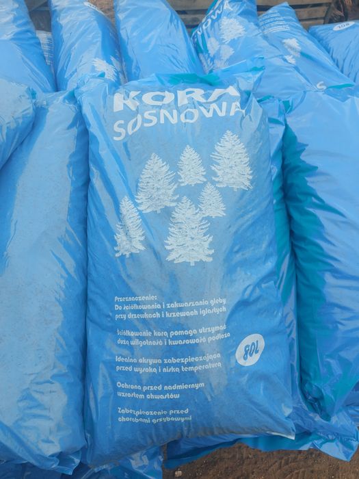 Kora sosnowa kora ściólkowa kora drzewna  kora kora sosnowa 80 L