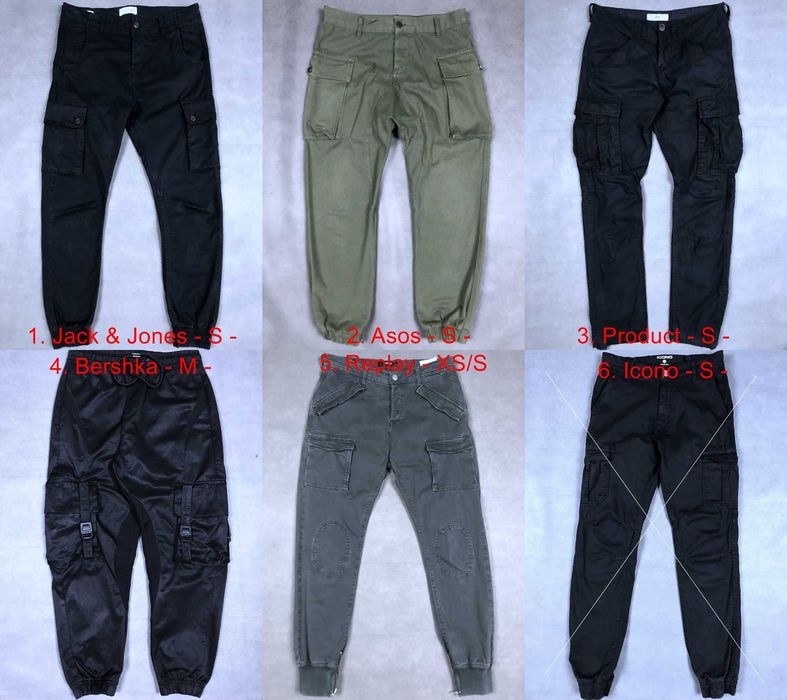 Карго Джогери Replay, Asos, Bershka, Product штани чоловічі