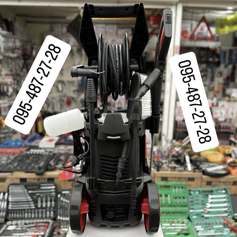 Мийка високого тиску на 2500 Вт, 130-195 бар INTERTOOL STORM WT-1509