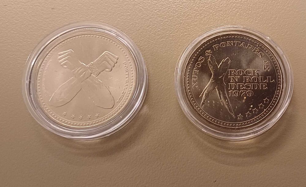 Moeda comemorativa “Xutos & Pontapés” 2024