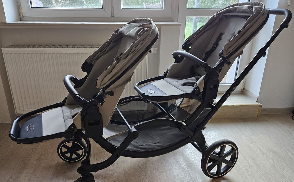 Wózek spacerówka ABC DESIGN ZOOM 2 Podwójny -  Bliźniaczy OKAZJA!