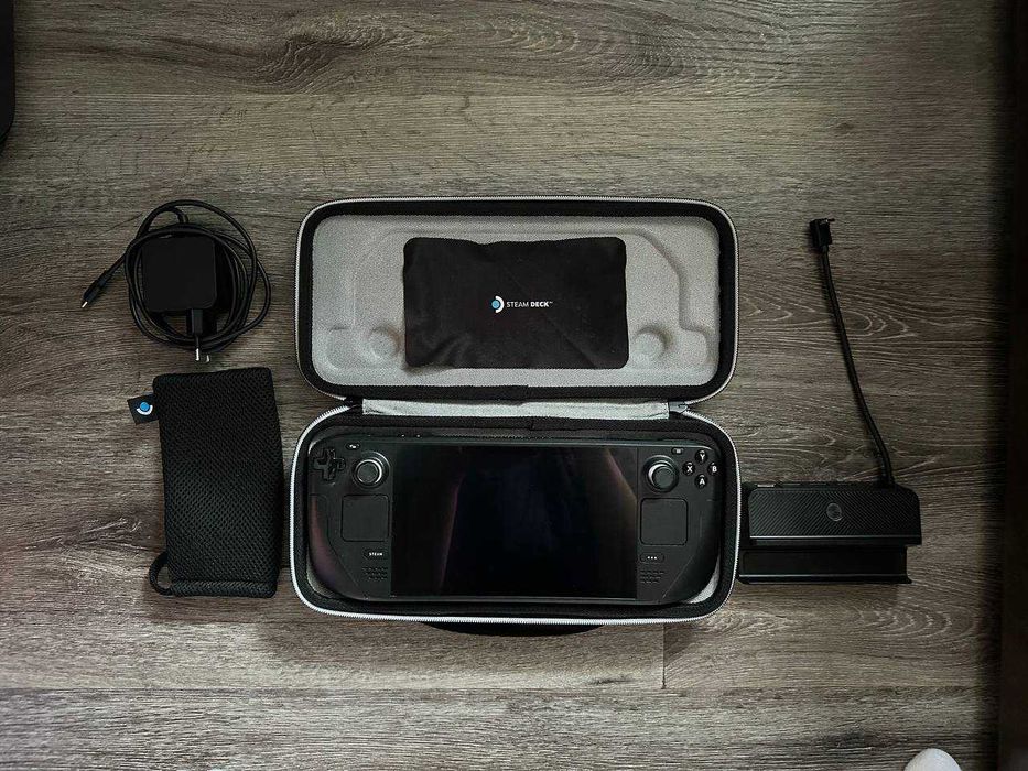 Steam Deck 512 GB (LCD) + stacja dokująca – stan bardzo dobry