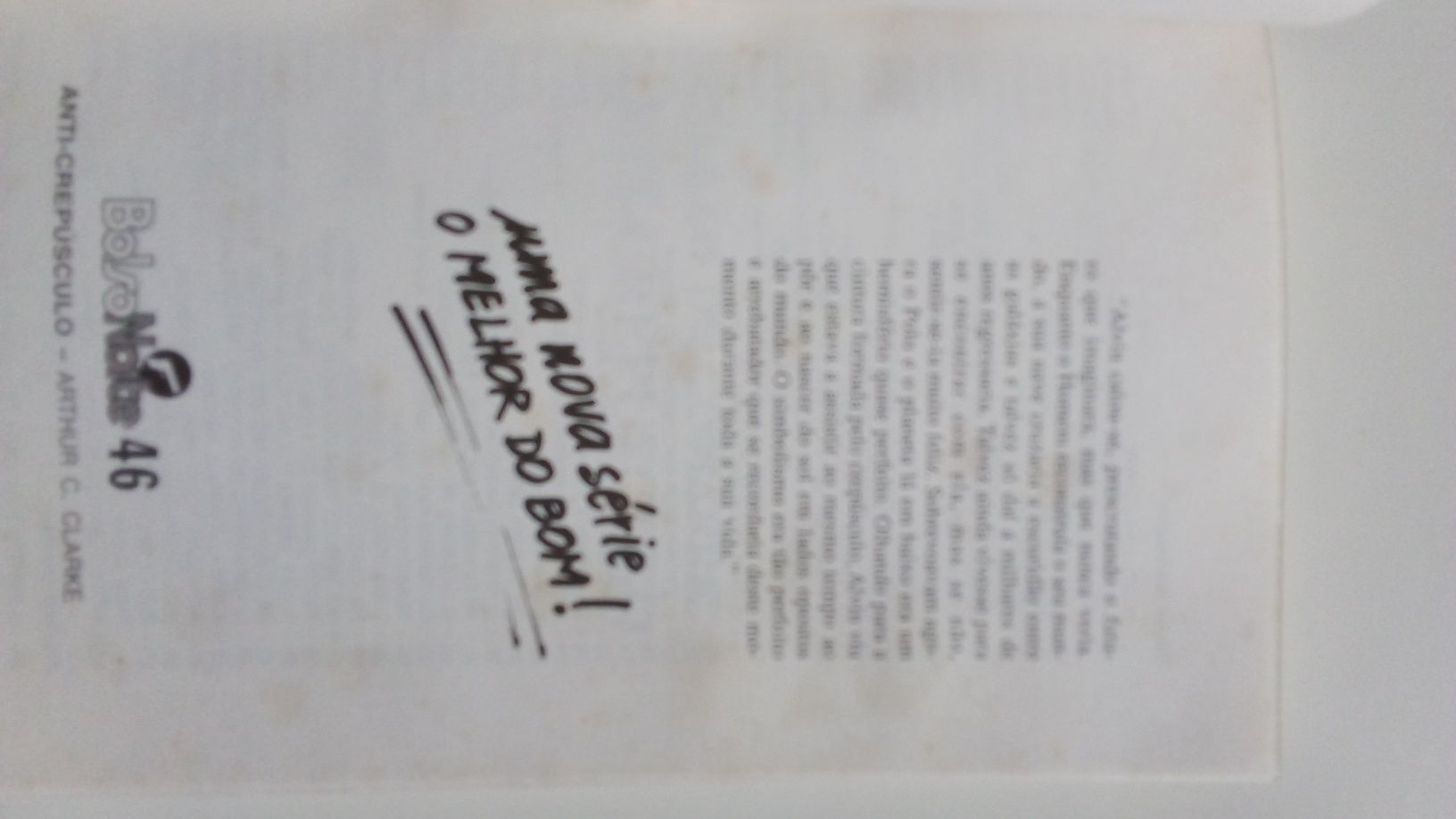 Livro "Anti Crepúsculo - O Leão de Comarre" de Arthur C. Clarke