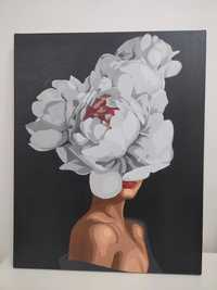 Картина Дівчина з квітами