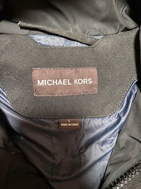 Męska czarna puchowa kurtka Michael Kors