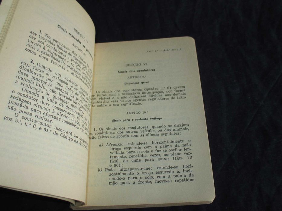 Livro Regulamento do Código da Estrada Pedro Domingues dos Santos 1955