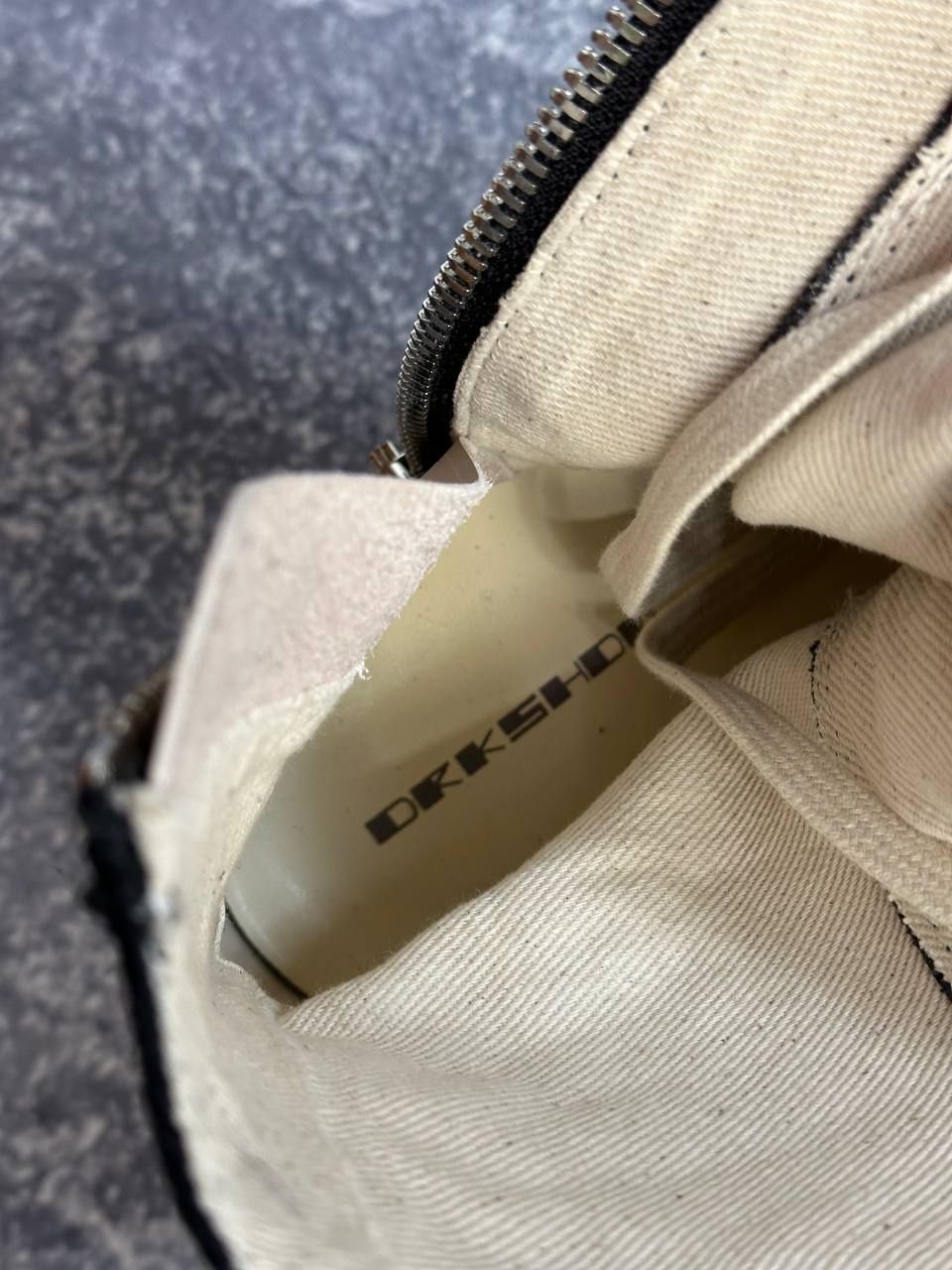 Rick Owens Double Bumper Mega jumbo lace opium archive кеды черные 39