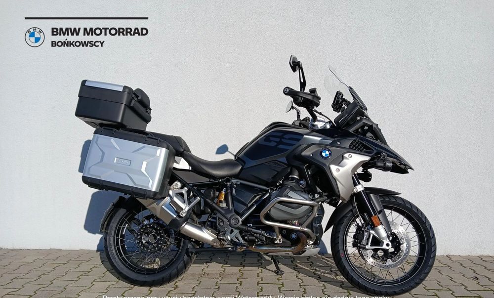 BMW GS R 1250 GS - używany, Triple black, wyposażony, obniżony, salon PL