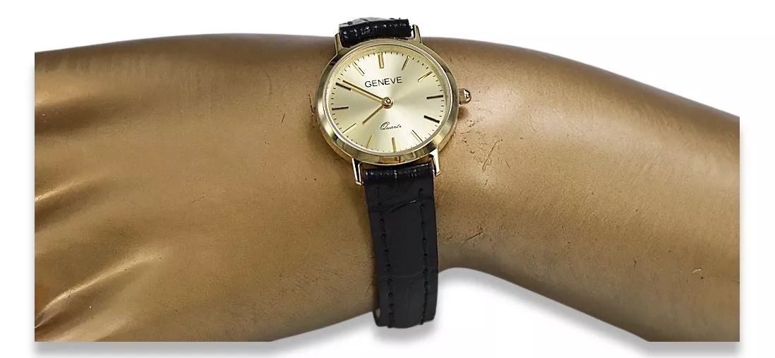 Złoty zegarek damski 14k 585 Geneve lw118y Wrocław biżuteria