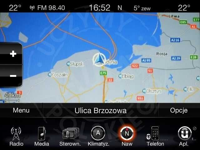 DODGE CHALLENGER UC84 polskie menu lektor mapa USA NA EU