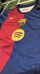 FC Barcelona 135-145cm komplet Lewandowski koszulka + spodenki