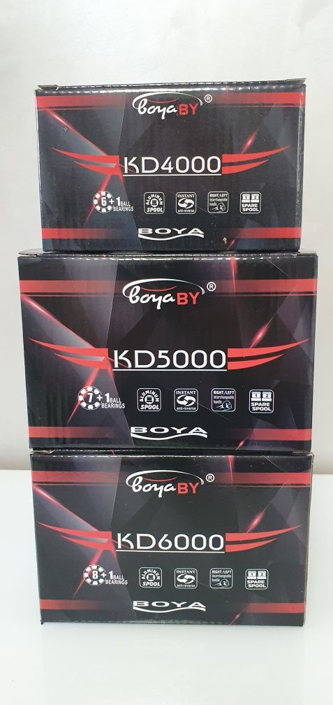 АкцияКатушка рыболовная карповая Boya By KD 5000 и 6000(конусная шпуля
