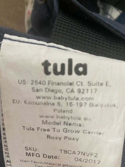 Nosidlo ergonomicznw dla dzieci Tula z kapturem 7-20 kh