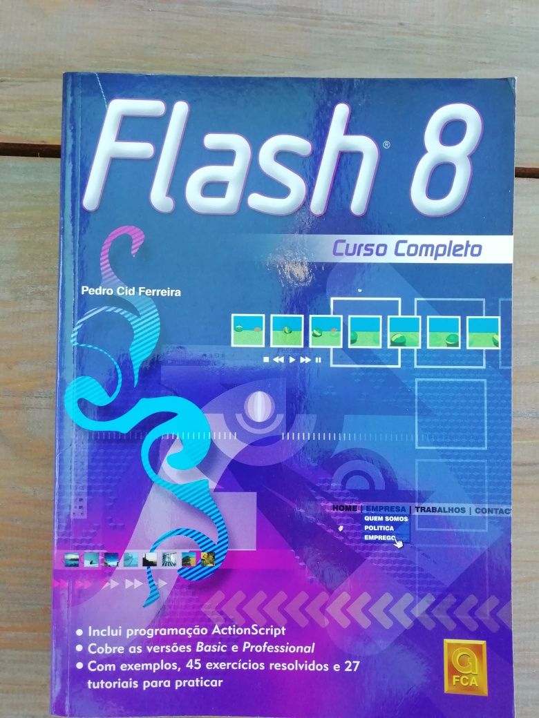 3 livros FLASH (cs3, 5, 8)