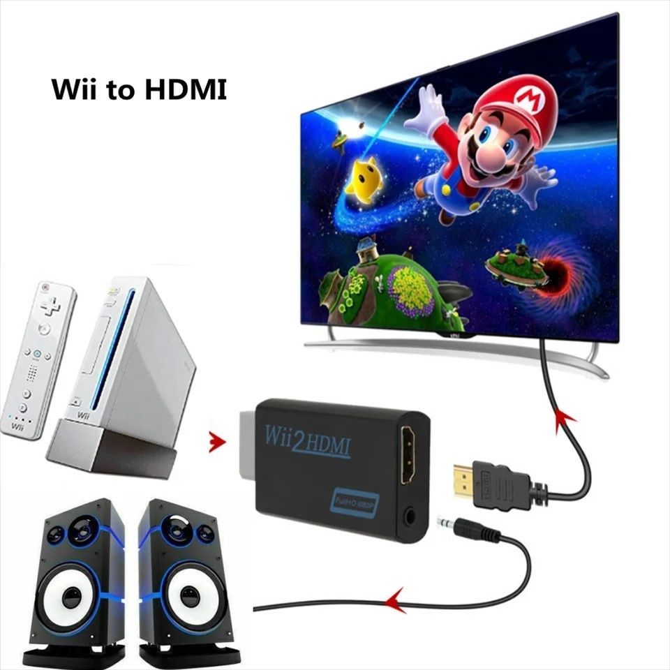 Wii в HDMI. Преобразователь