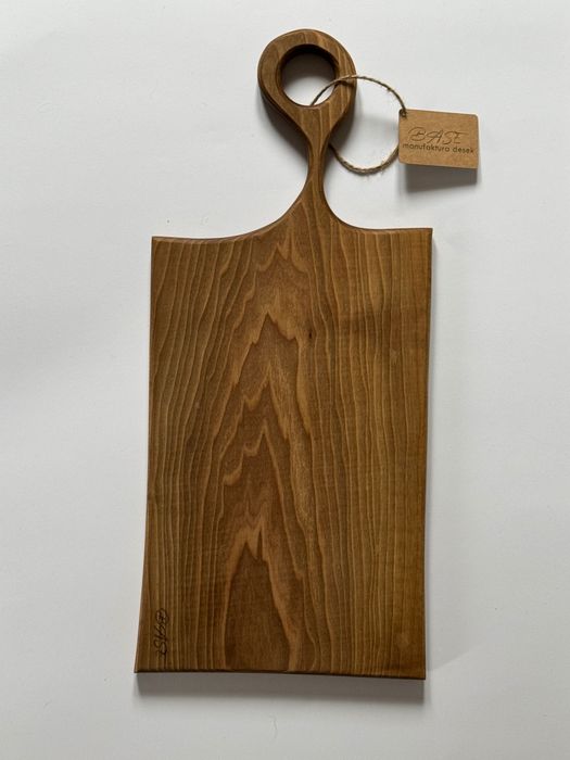 Deska do krojenia i serwowania lite drewno orzech