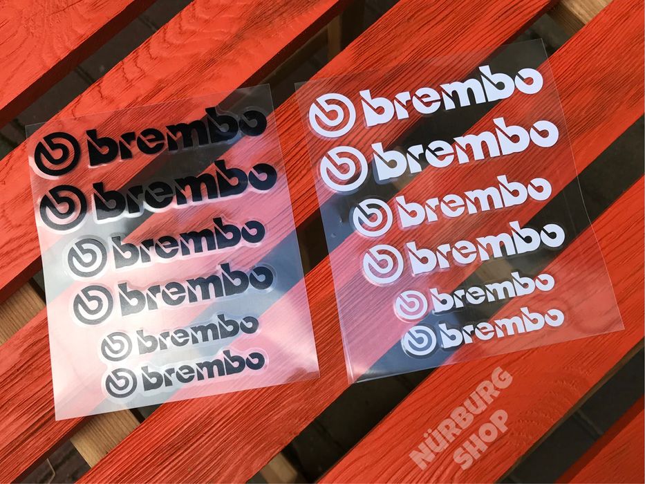 Наклейки на тормозные суппорта Brembo Брембо на тормоза