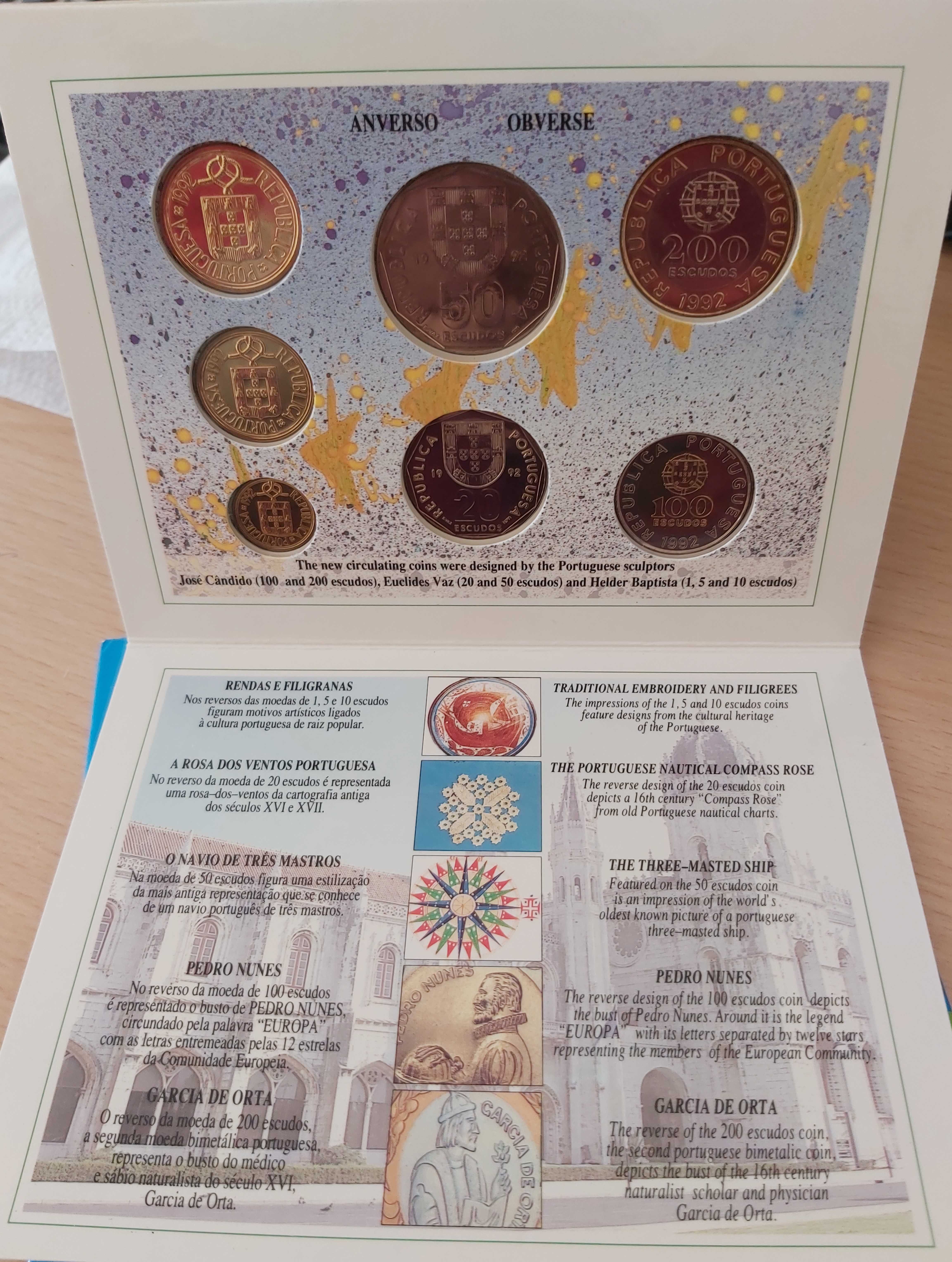 Coleção anual moedas BNC, Série de 1992