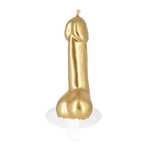 Świeczka na Wieczór Panieński Penis Złoty Dekoracja Tort 9,8cm