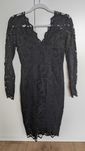 Sukienka h&m koronka czarna 36 (S)