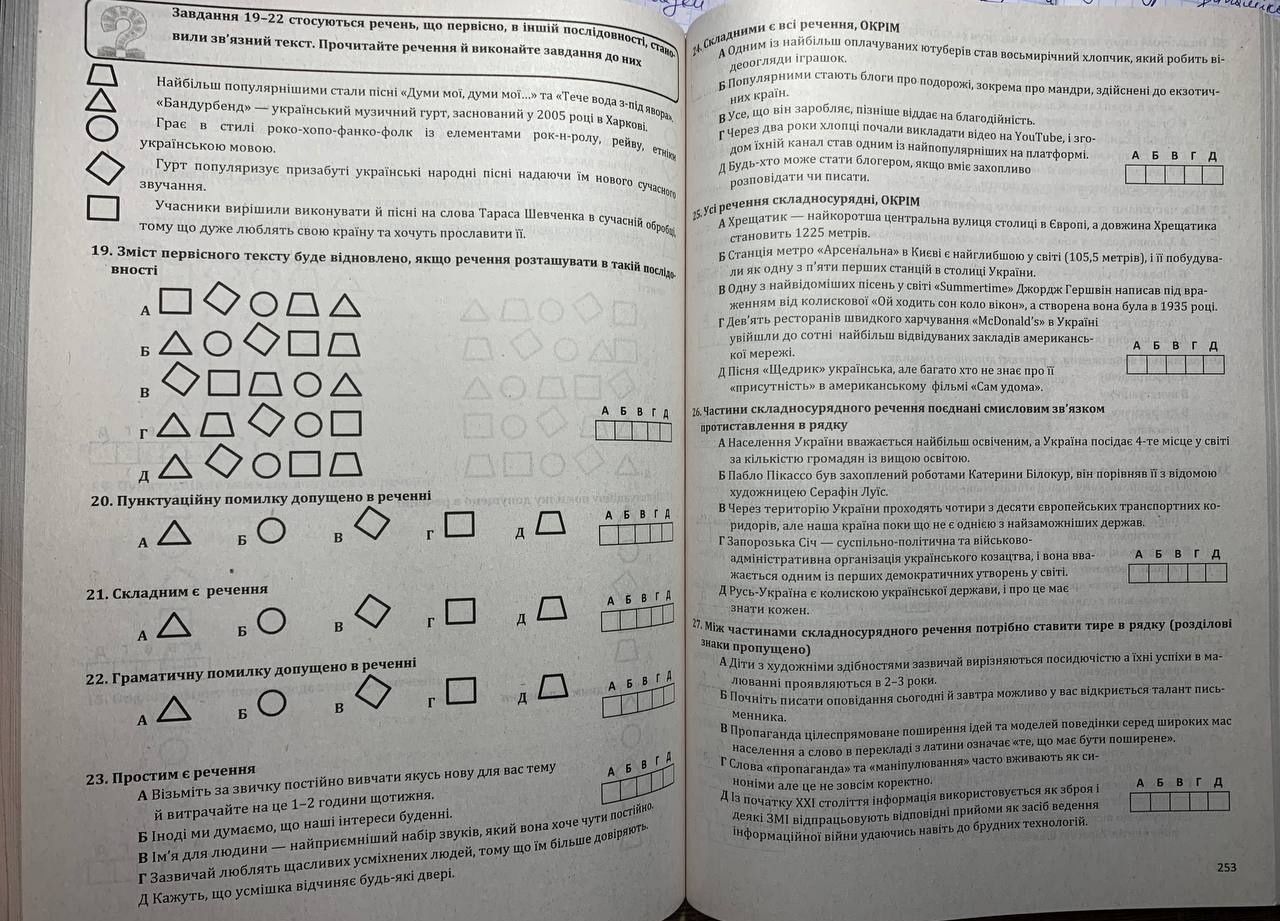 Посібник для підготовки до ЗНО 2022  Українська мова