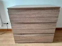 Cômoda Hôma com 3 gavetas