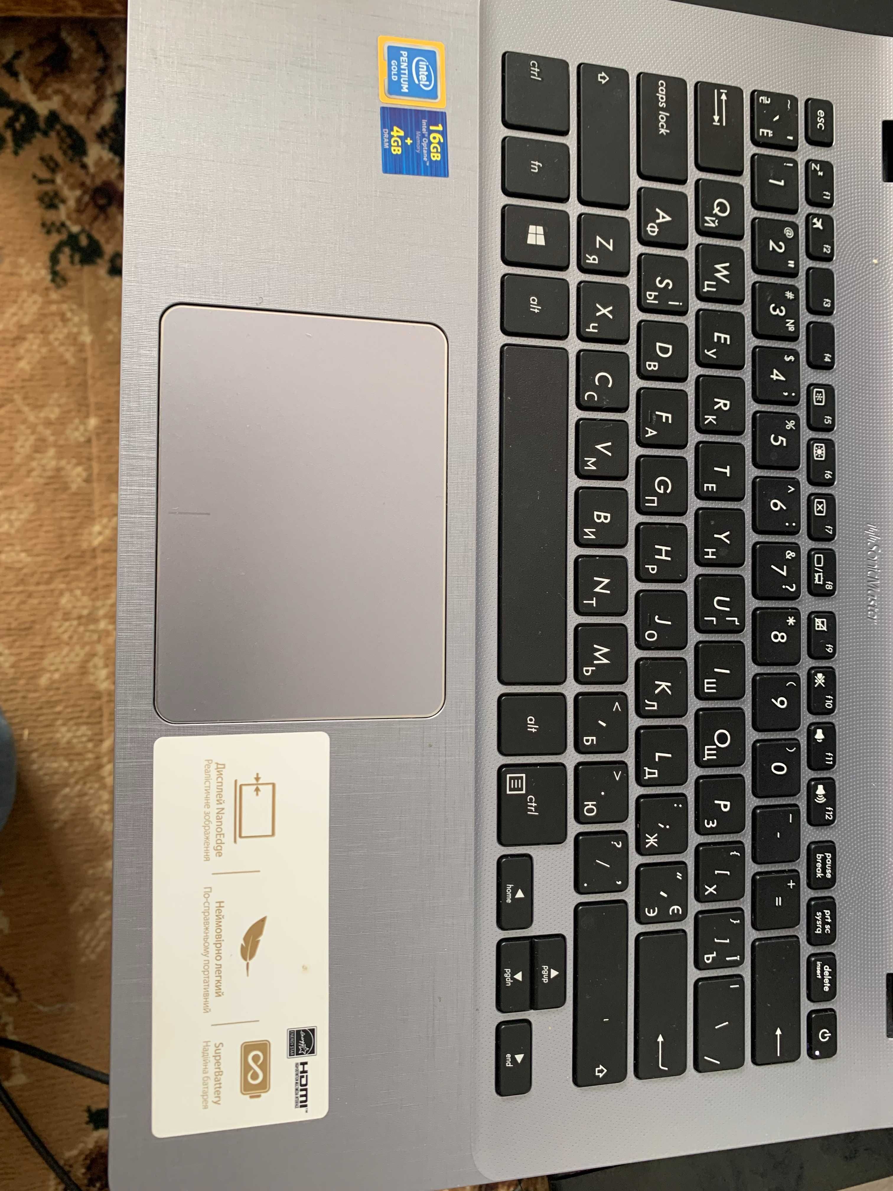 Ноутбук ASUS X407UA-BV760T (90NB0HP1-M12390) Grey