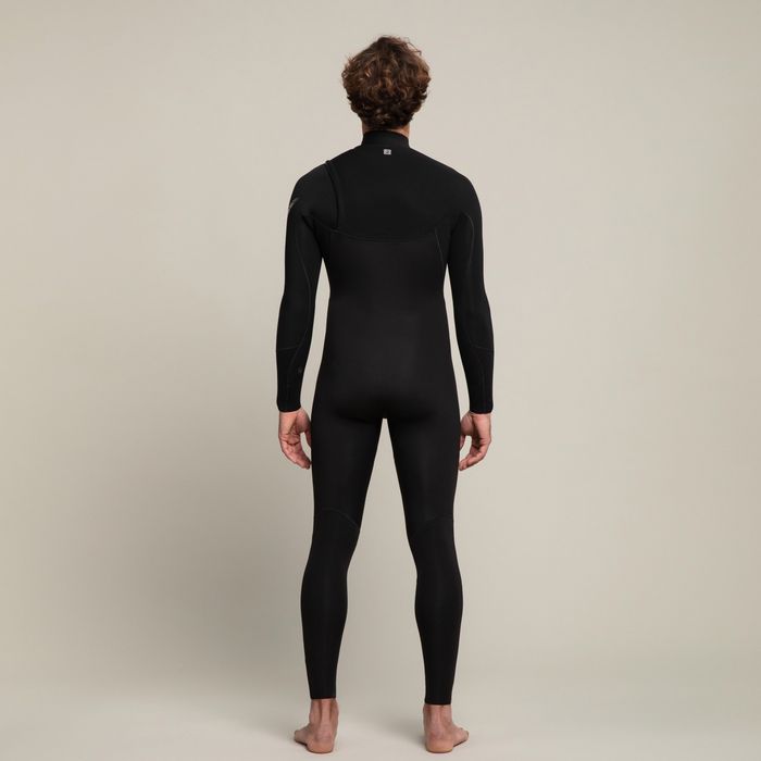 Fato de surf neoprene 4/3 mm Homem - 900 preto