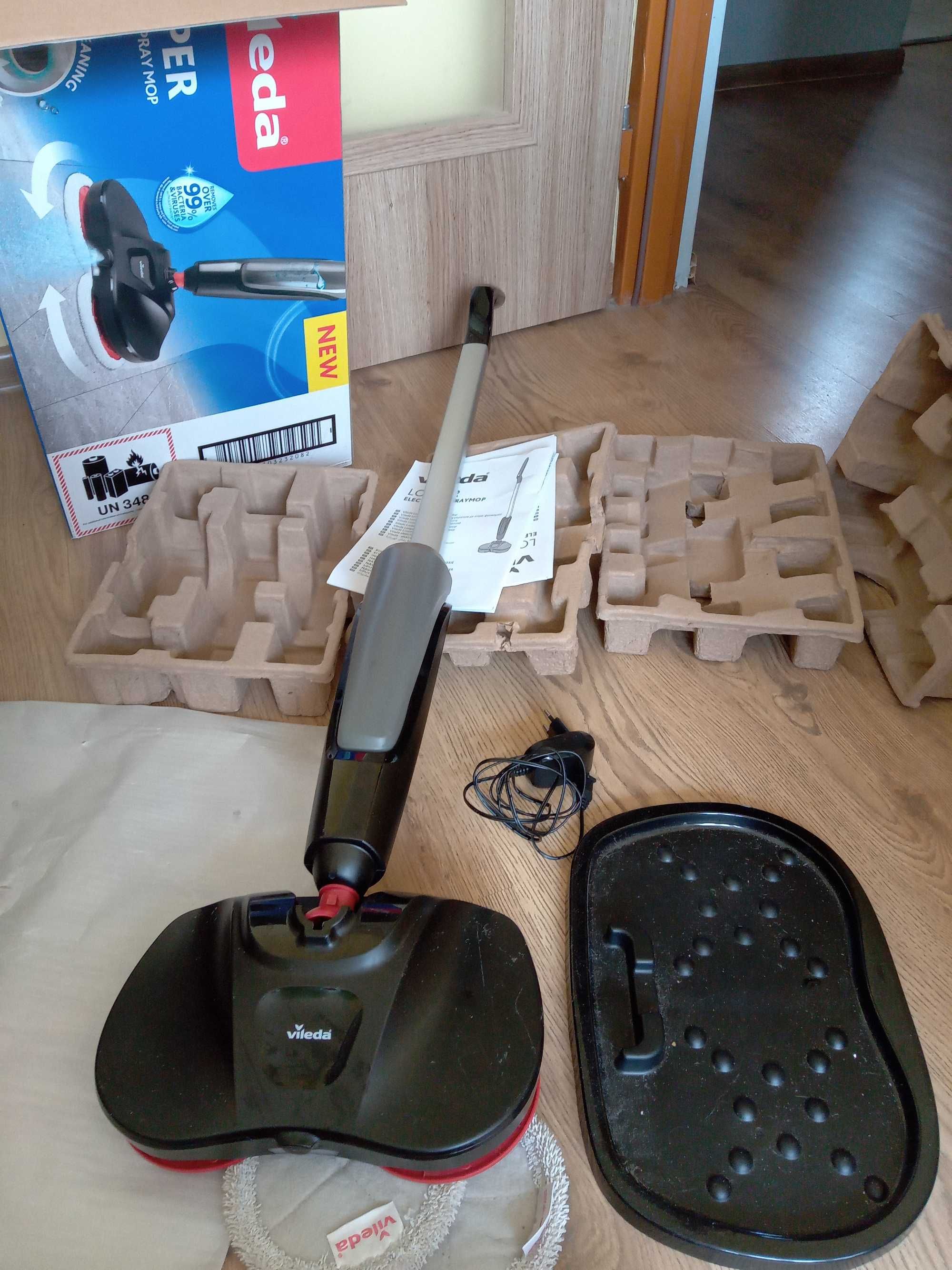 Vileda looper mop bezprzewodowy światło LED jak nowy