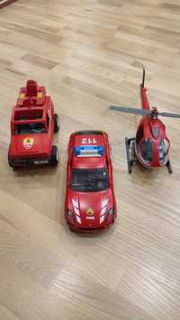 Playmobil zestaw ratunkowy strażacki straż helikopter