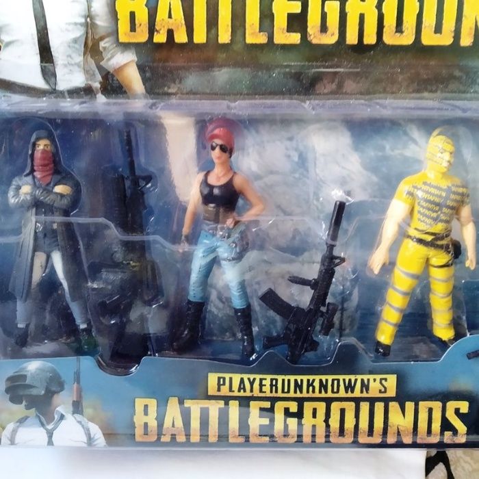 3 Bonecos PUBG Battlegrounds Playerunknows's Novos em caixa