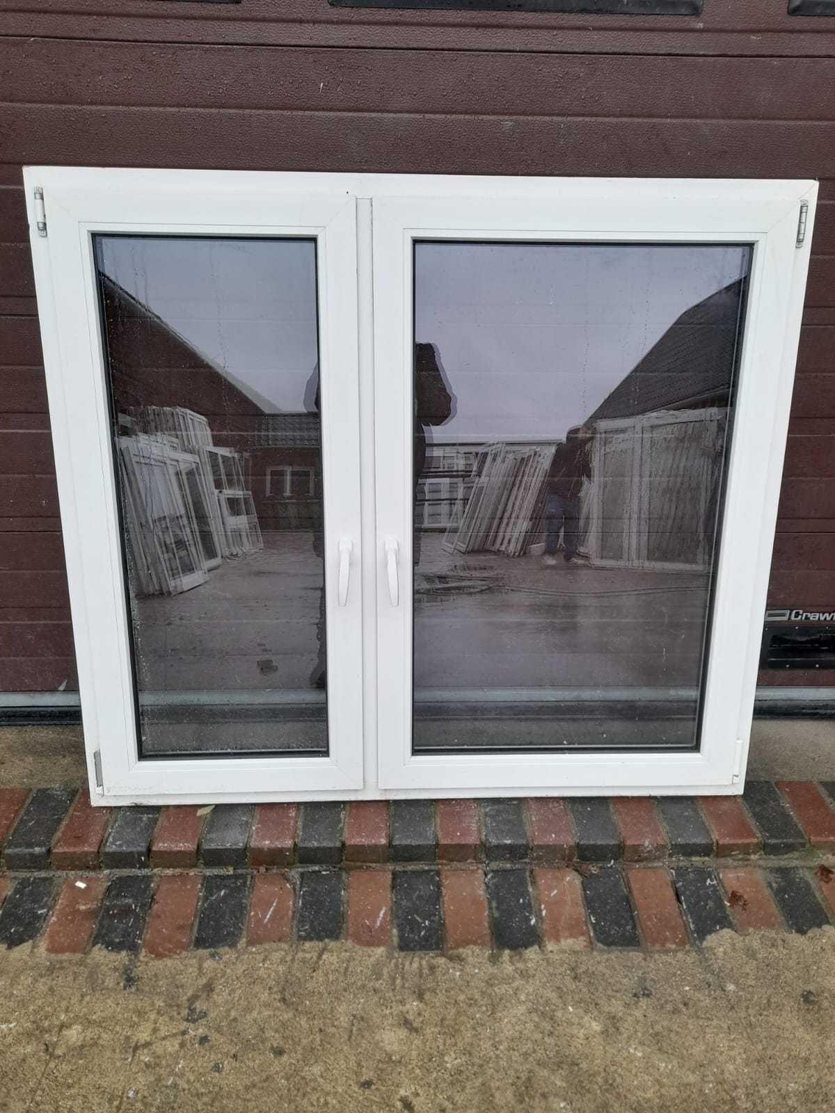 Okna 155x137 okno plastikowe białe używane pcv DOWÓZ CAŁY KRAJ