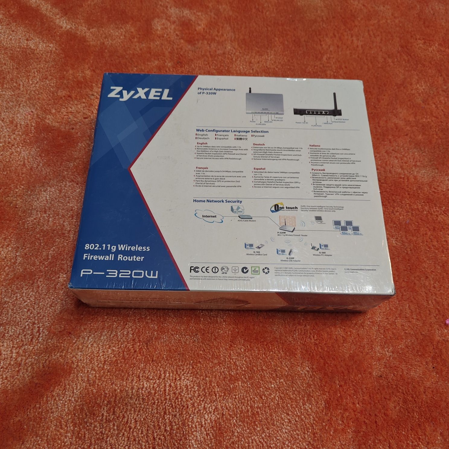 ZyXEL P-320W Router - zapakowany w oryg. folię
nRouteryr kat. 403045
n