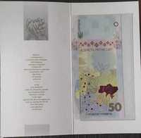 Пам`ятна банкнота `Єдність рятує світ` у сувенірному пакованні 50грн.