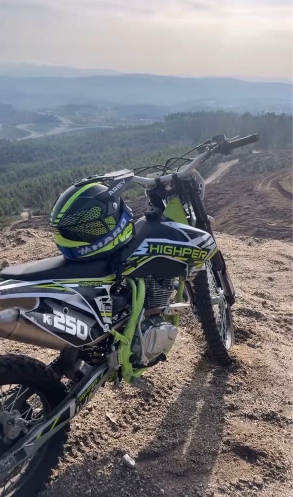 Mota Orion250cc – NOVA, inclui capacete, óculos,manetes extra...