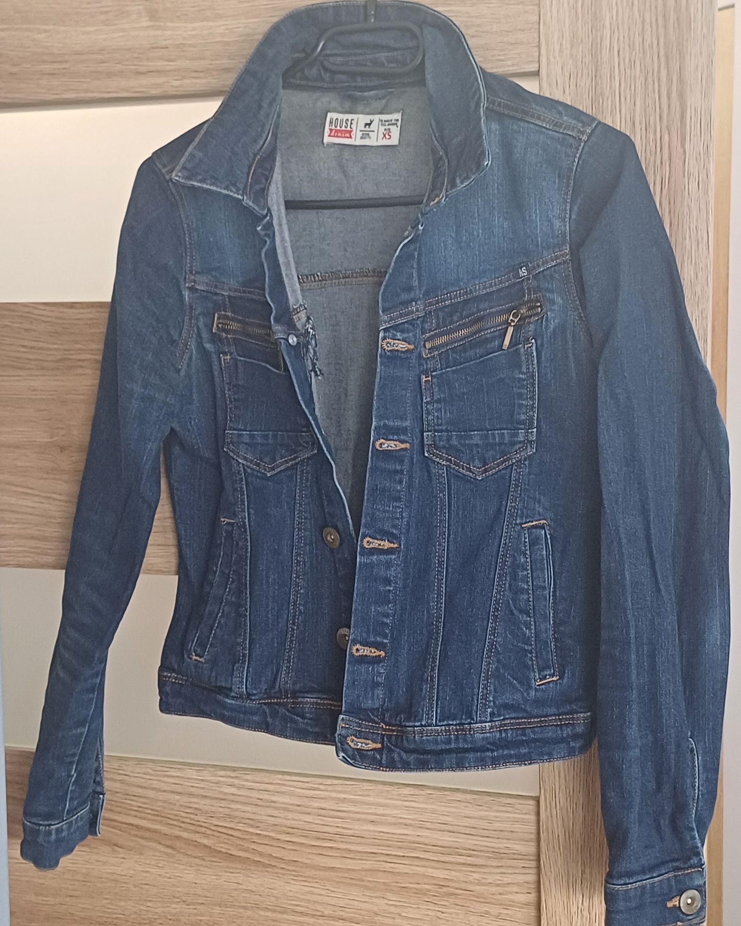 Bluza jeans katana House ciemny granat rozmiar XS,  34 tylko 14 zł