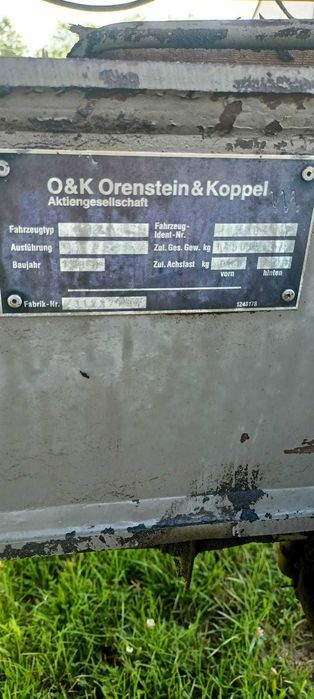 Koparka kołowa O&K MH4 komplet łyżek nie Atlas Liebherr