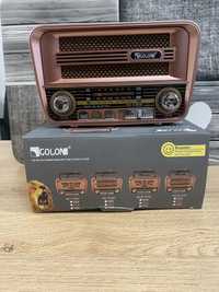 Radio solarne Colon bluetooth USB retro