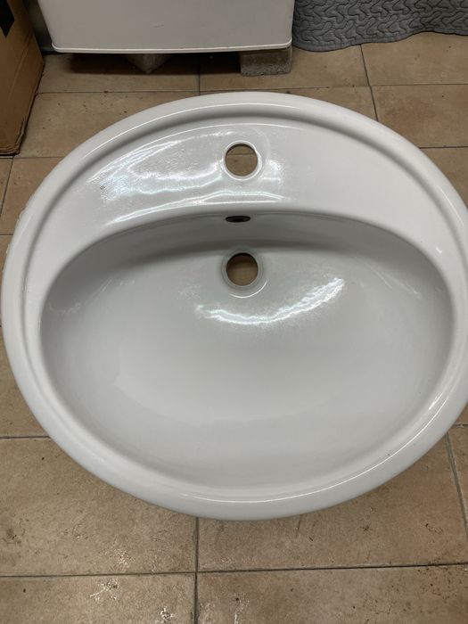 Bacia branca para WC