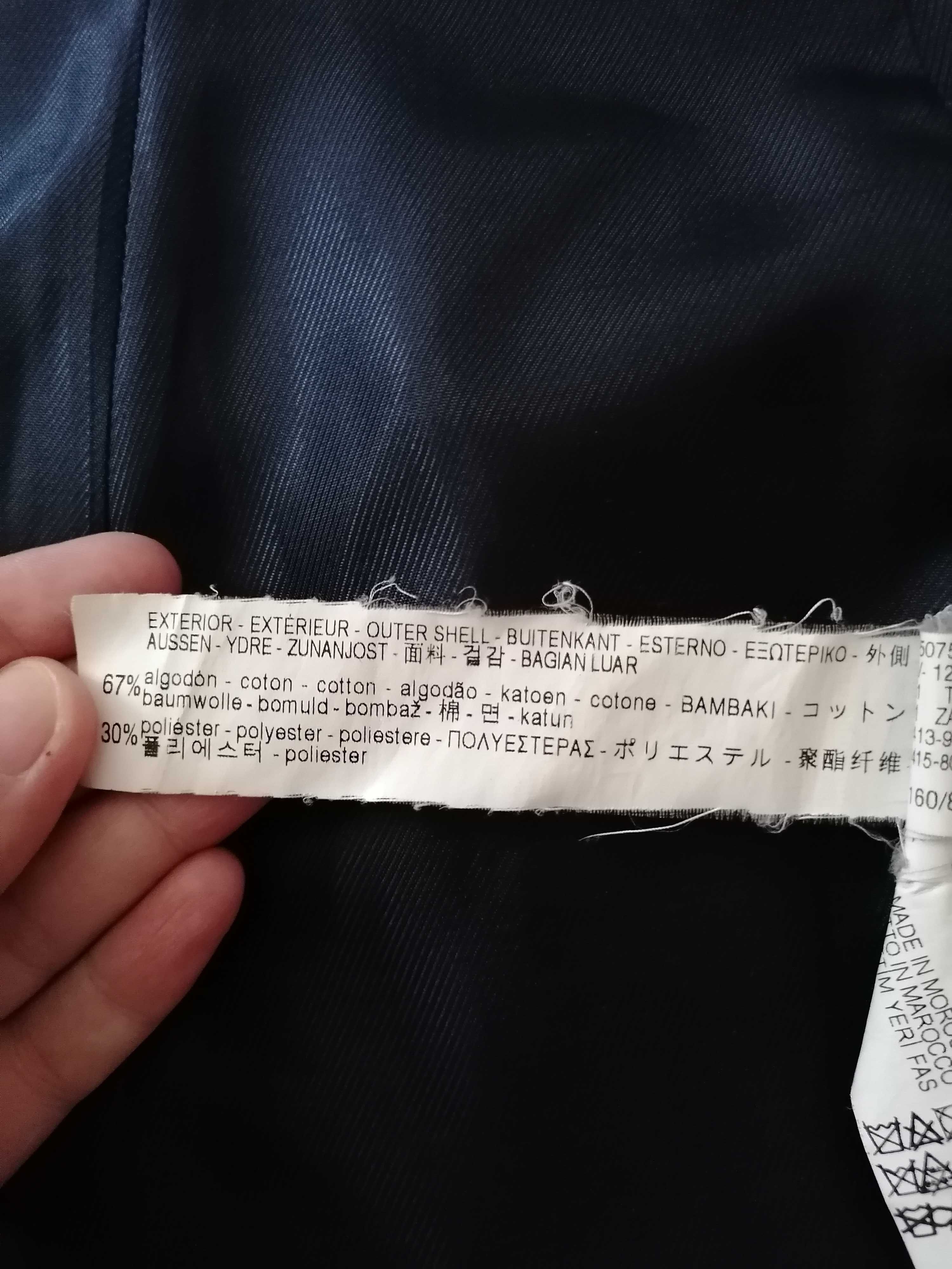 Casaco comprido/sobretudo da Zara, tamanho Xs