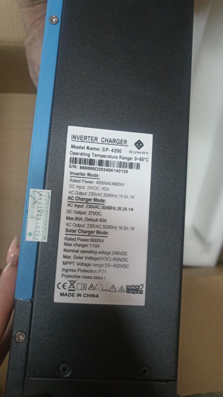 Инвертор Sumry 3800 W