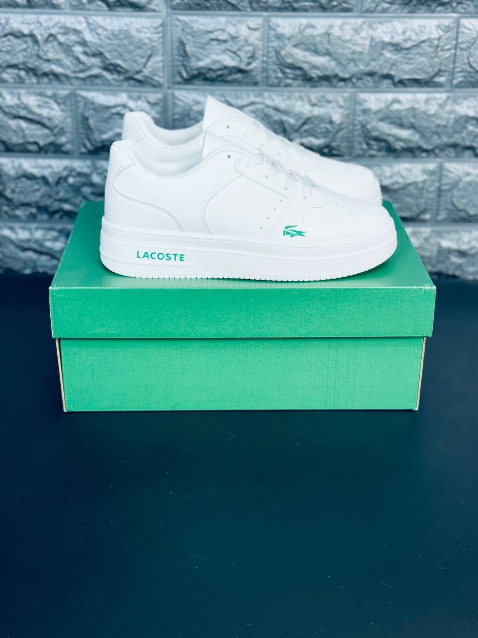 Женские кросовки лакоста белые летние стильные удобные Lacoste