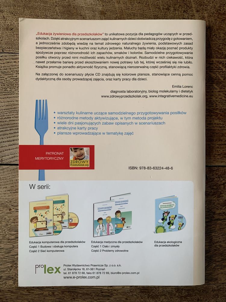 zestaw książek, kart, scenariuszy zajęć edukacji dla przedszkolaków