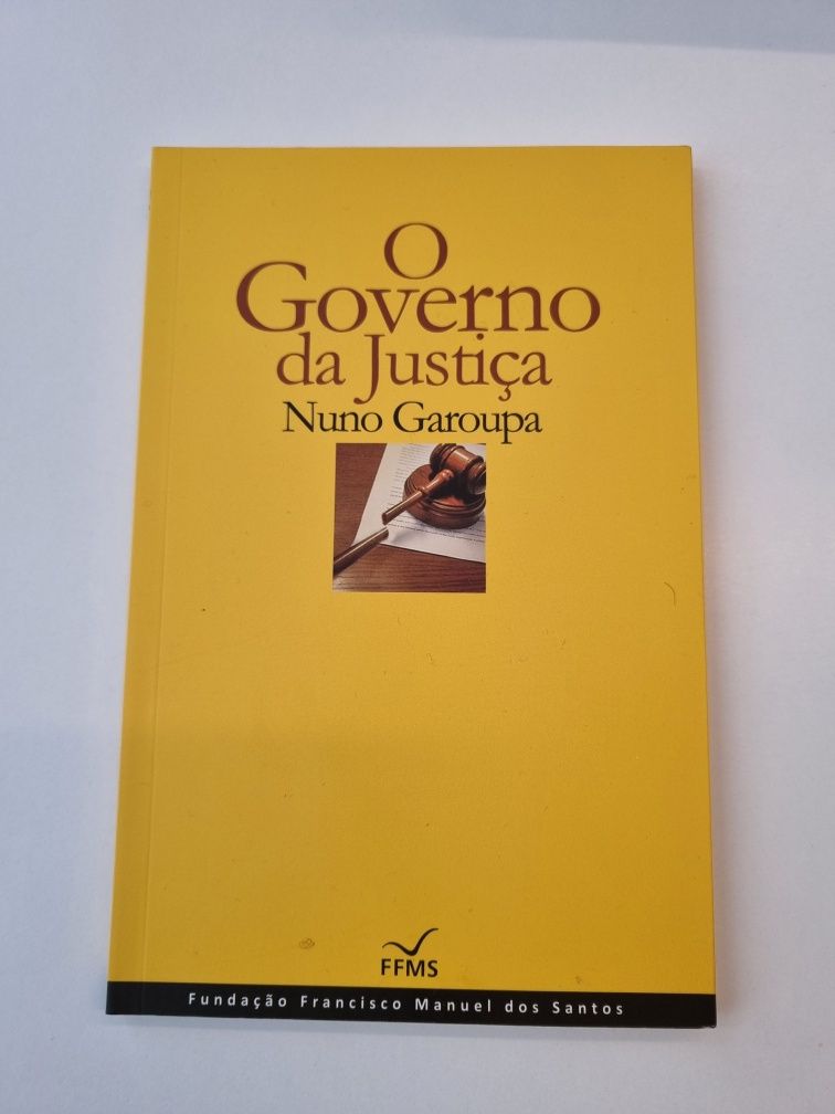 Livro "O Governo da Justiça" de Nuno Garoupa