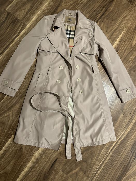 Płaszcz trench Burberry beżowy M damski